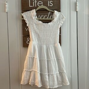 American Eagle White sun dress xs